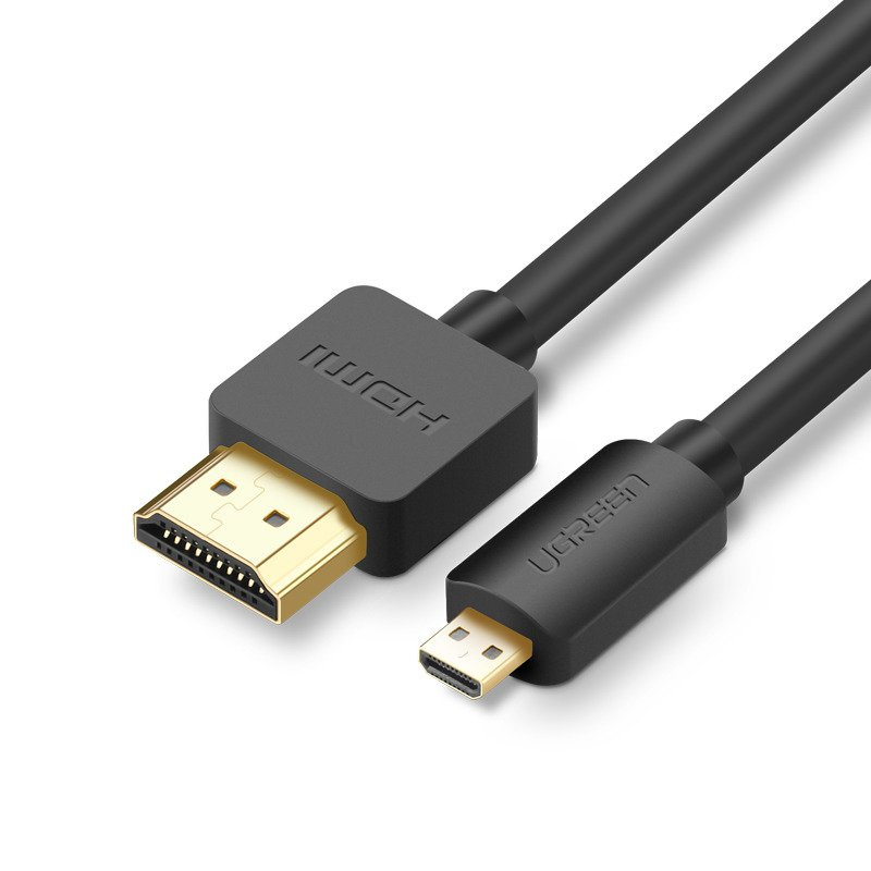 Kabel UGREEN HD127 micro HDMI-HDMI 3m (czarny) 2