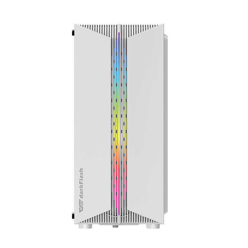 Obudowa komputerowa DARKFLASH DK151 + 3 wentylatory RGB (biała) 2