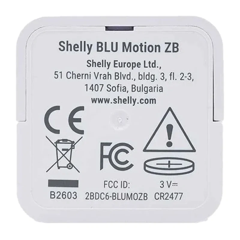 Motion sensor Shelly BLU Motion ZB 2