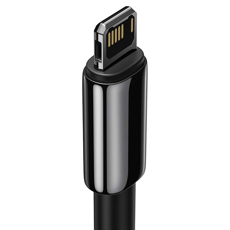 Kabel BASEUS Tungsten Gold USB-A-Lightning 1m (czarny) 4