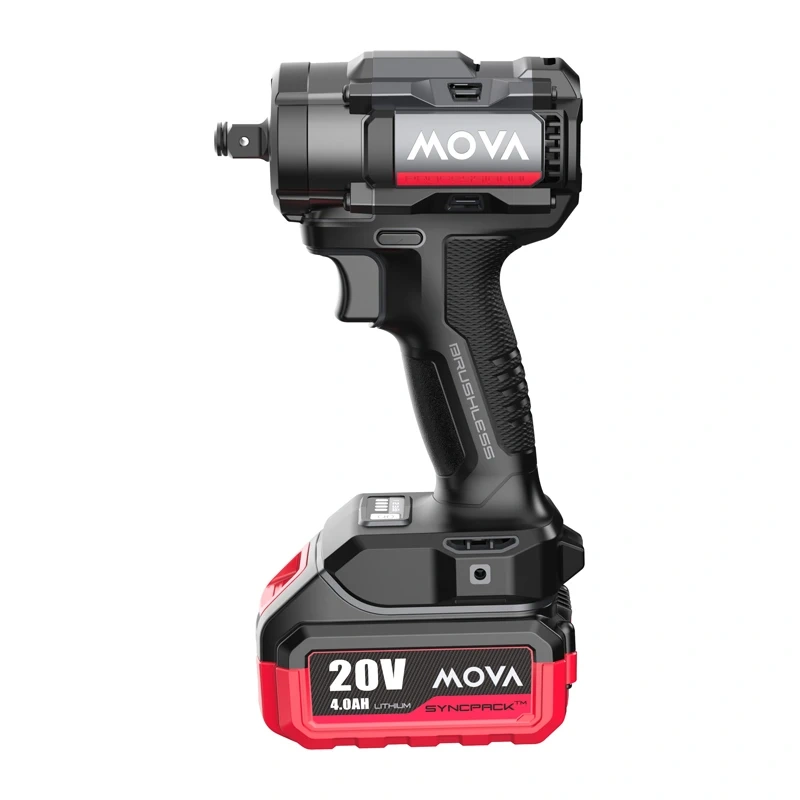 Impact wrench MOVA PW500K 20V 500Nm 1/2" brushless kit 2