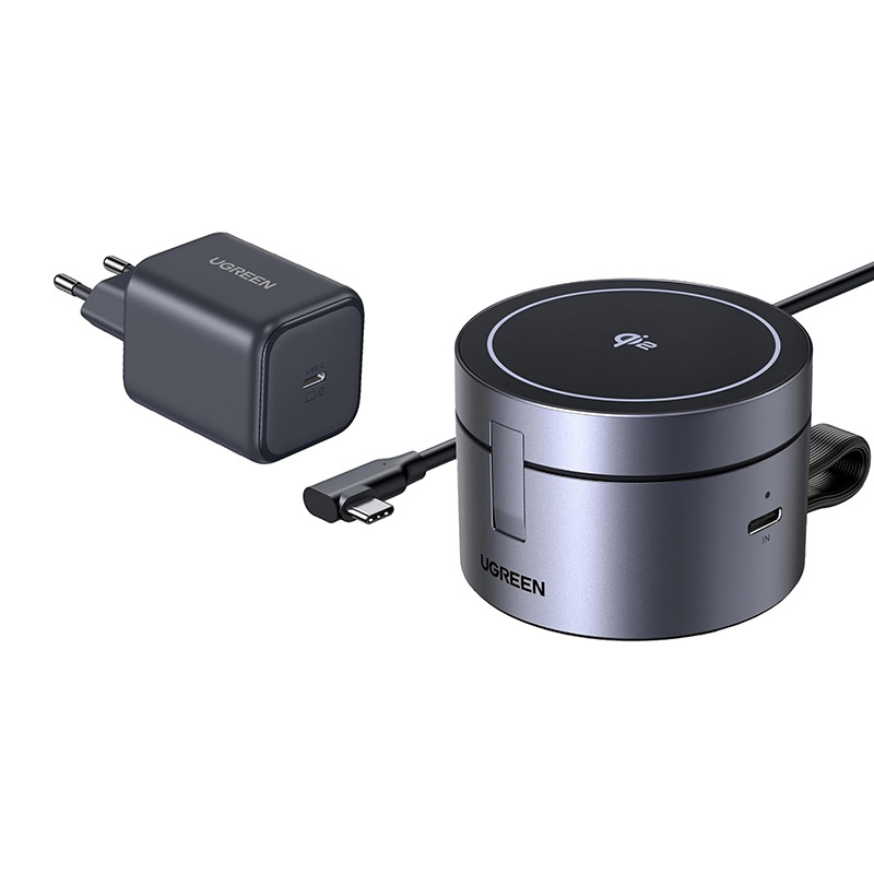 Magnetic Charger 3in1 UGREEN 25W USB-C W712 (black)