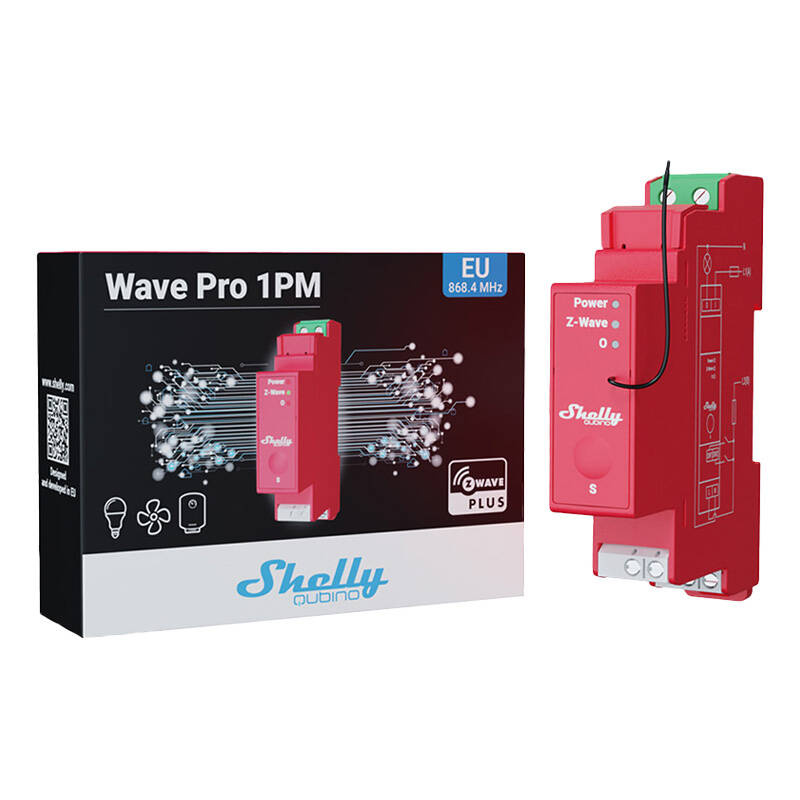 Przekaźnik SHELLY Qubino Pro 1PM Z-Wave DIN pomiar 3