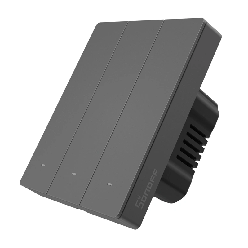 Smart WiFi wall switch SONOFF M5-3C-80 (graphite) 3