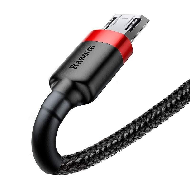 Kabel BASEUS Cafule USB-A-micro USB 2m (czerwono-czarny) 5