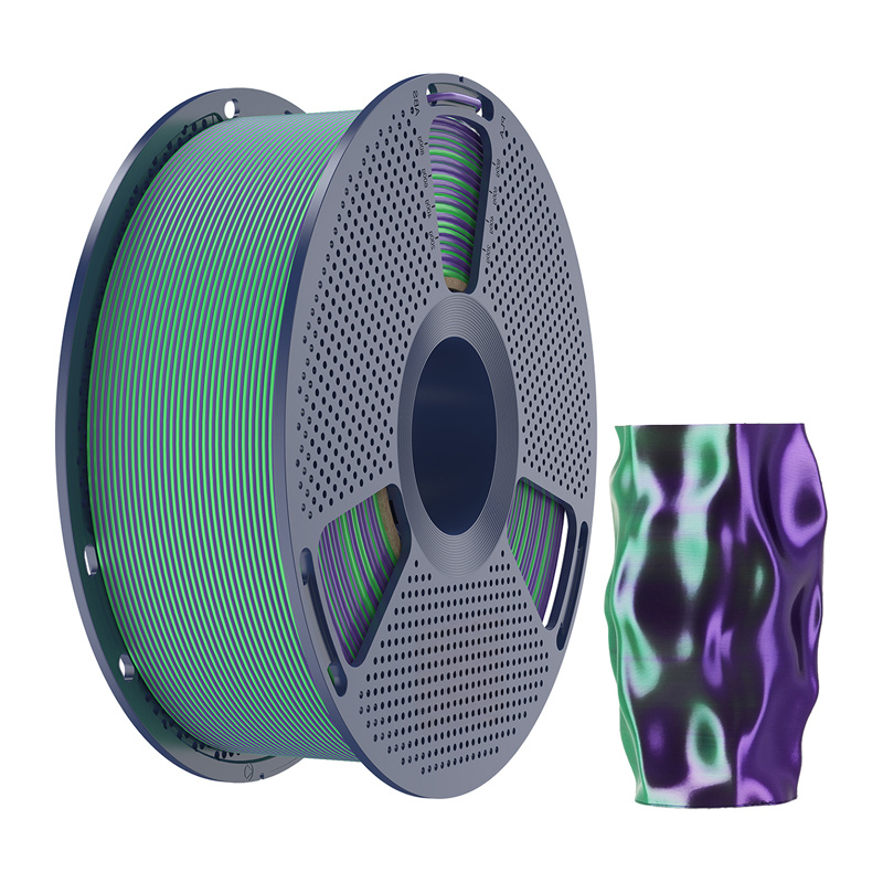 Sunlu Filament PLA+ Silk Dual Color Green Purple 2