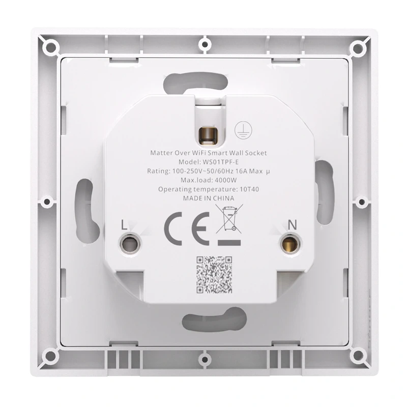 Smart wall socket Sonoff WS01TPF-E WiFi (type F) 4