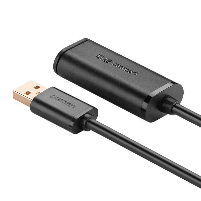 Kabel UGREEN US121 USB-A-USB-A 5m aktywny (czarny) 3