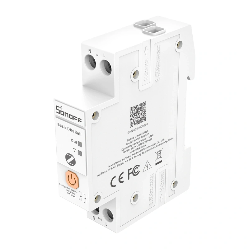 Smart switch SONOFF BASIC-ZB1GSP ZigBee 4