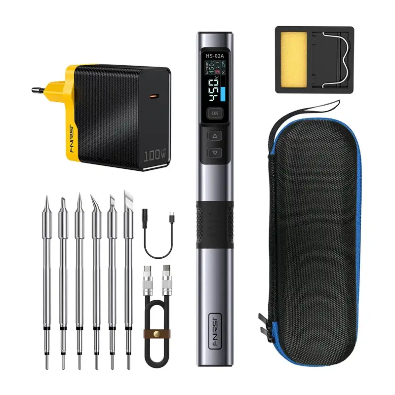 FNIRSI 100W Smart Soldering Iron HS-02A F 2