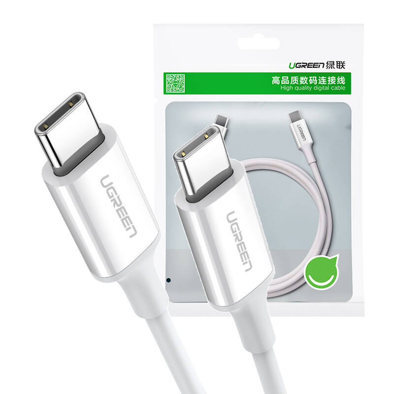 Kabel UGREEN US264 USB-C-USB-C 1.5m (biały) 2