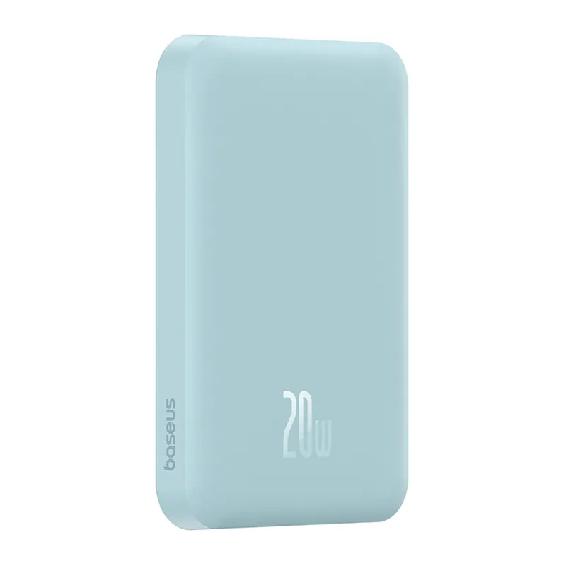 Powerbank BASEUS Magnetic Mini 5000mAh 20W USB-C (niebieski) 4