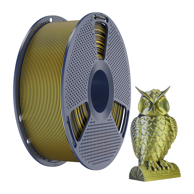 Sunlu Filament PLA+ Silk Dual Color Black Gold 2