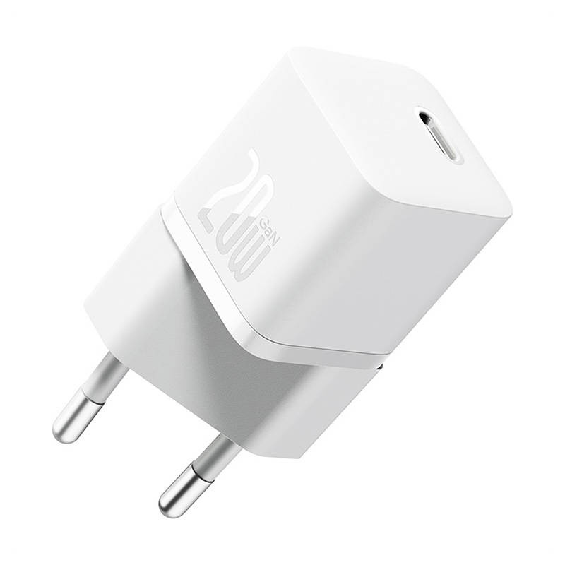Mini ładowarka sieciowa Baseus GaN5  20W (biała) 2