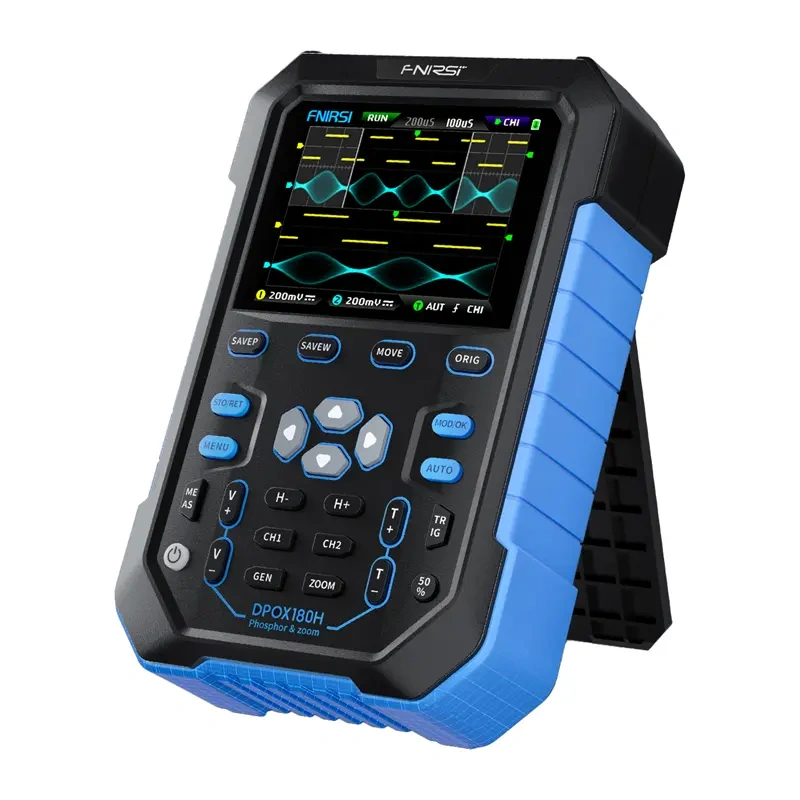 FNIRSI Handheld Digital Phosphor Oscilloscope 2 in 1 DPOX180H 2