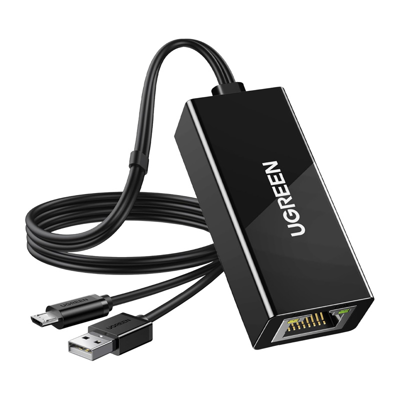 Ugreen CR110 Ethernet Adapter USB-C to RJ45 100Mbps (black)