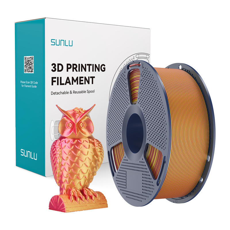 Sunlu Filament PLA+ Silk Dual Color Red Gold
