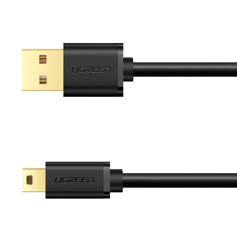 Kabel UGREEN 10355B USB 2.0-mini USB 1m (czarny) 2