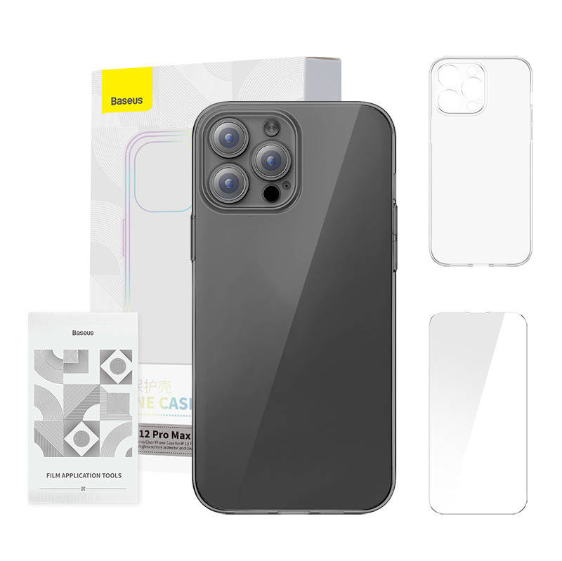 Etui ochronne Baseus Crystal Clear do iPhone 12 Pro Max (transparentne)