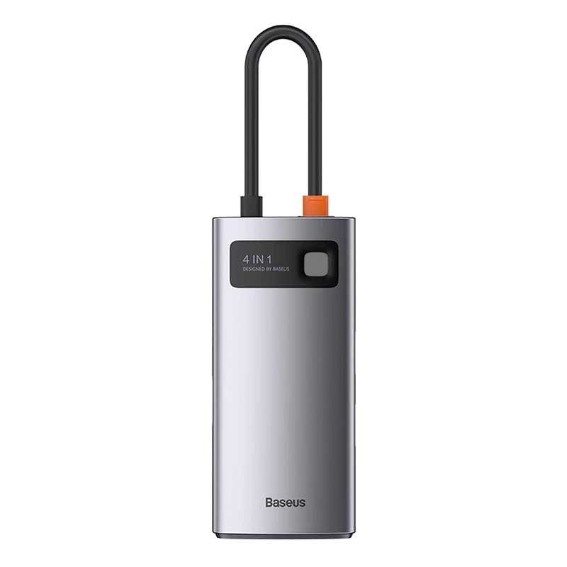 Hub USB-C BASEUS Metal Gleam Series 4-portowy 2