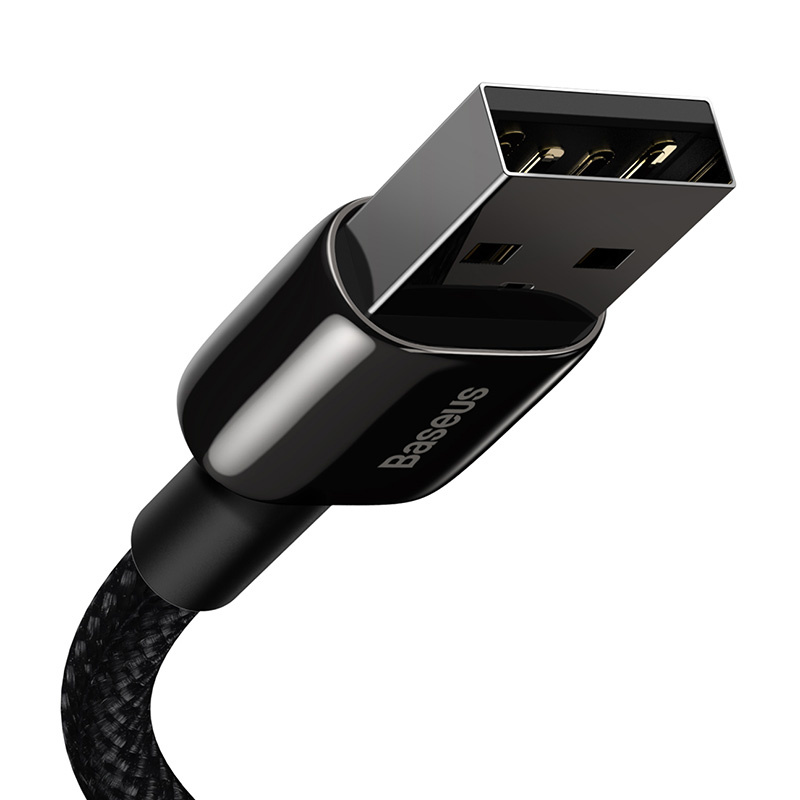 Kabel BASEUS Tungsten Gold USB-A-Lightning 2m (czarny) 2