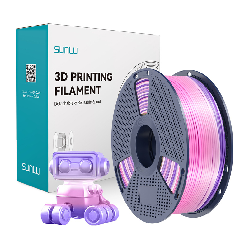 Sunlu Filament PLA+ Silk Rainbow 03