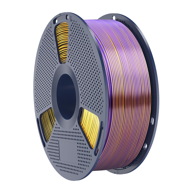 Sunlu Filament PLA+ Silk Tri-Color Black Gold Purple 4