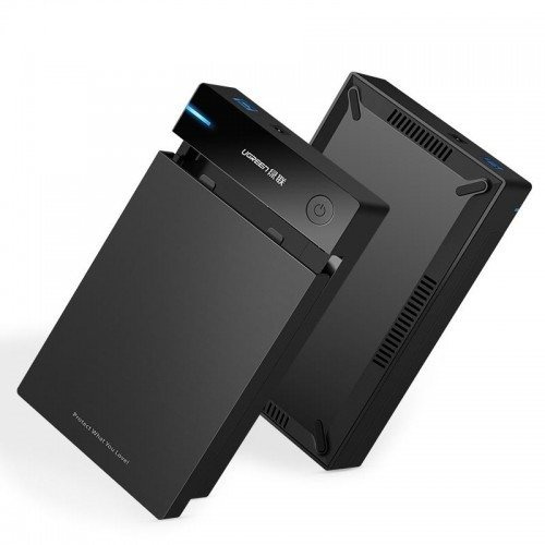 Obudowa dysku UGREEN US222 3,5" SATA USB 3.0 (czarna) 2