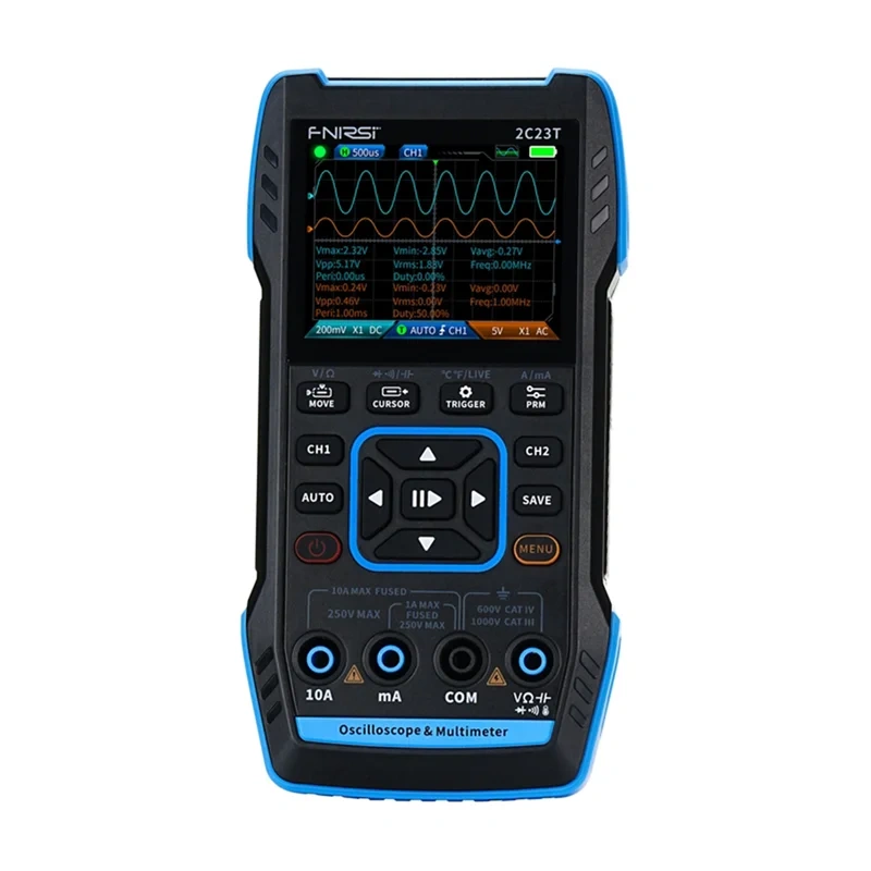 FNIRSI 2C23T portable 3in1 oscilloscope multimeter signal generator 5
