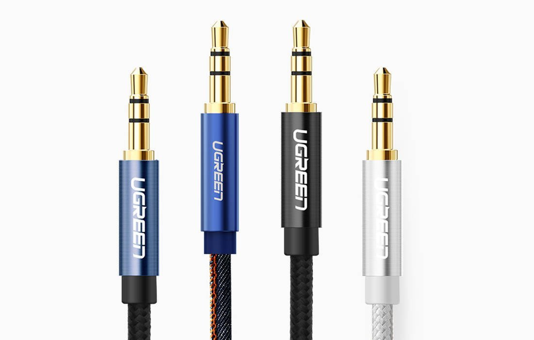Kabel UGREEN AV122 jack 3,5mm-jack 3,5mm 1.5m (czarny) 4