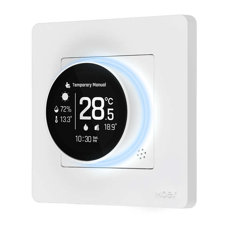 Smart Electric Floor Heating Thermostat MOES ZHT-SR-GB ZigBee 2