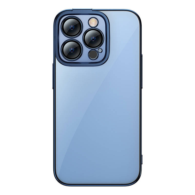 Zestaw ochronny BASEUS Glitter do iPhone 14 Pro (niebieski) 2