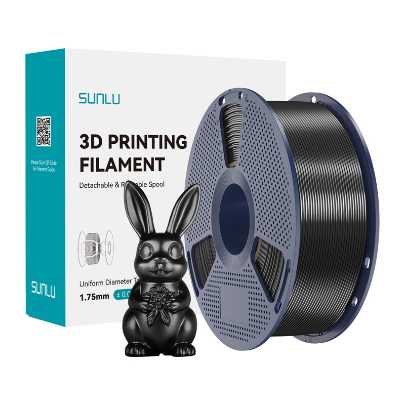 Sunlu Filament PLA+ Silk Black