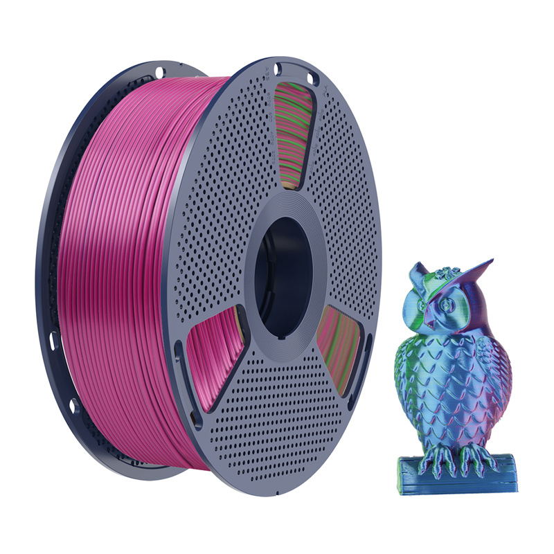 Sunlu Filament PLA+ Silk Tri-Color Blue Green Purple 2