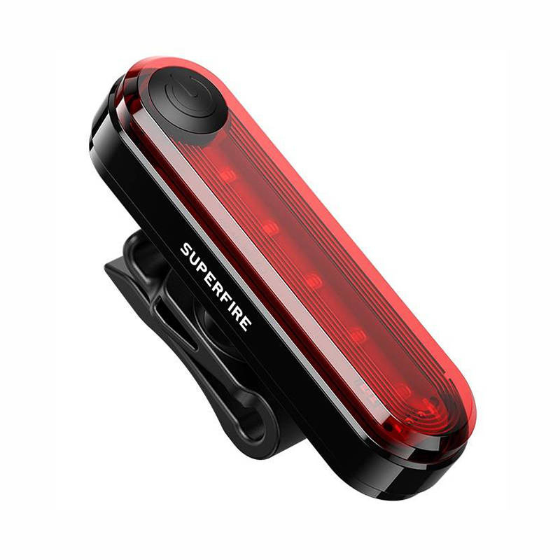 Lampka rowerowa tylna SUPERFIRE BTL01 230mAh USB 3