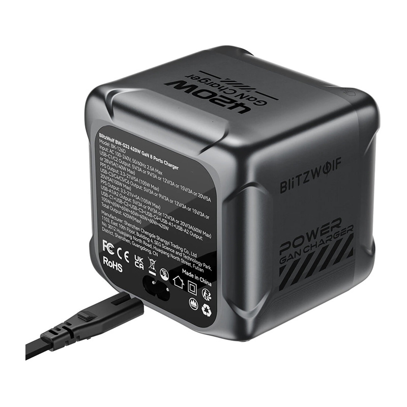 Blitzwolf BW-S33 Charger 420W 8 Ports 3