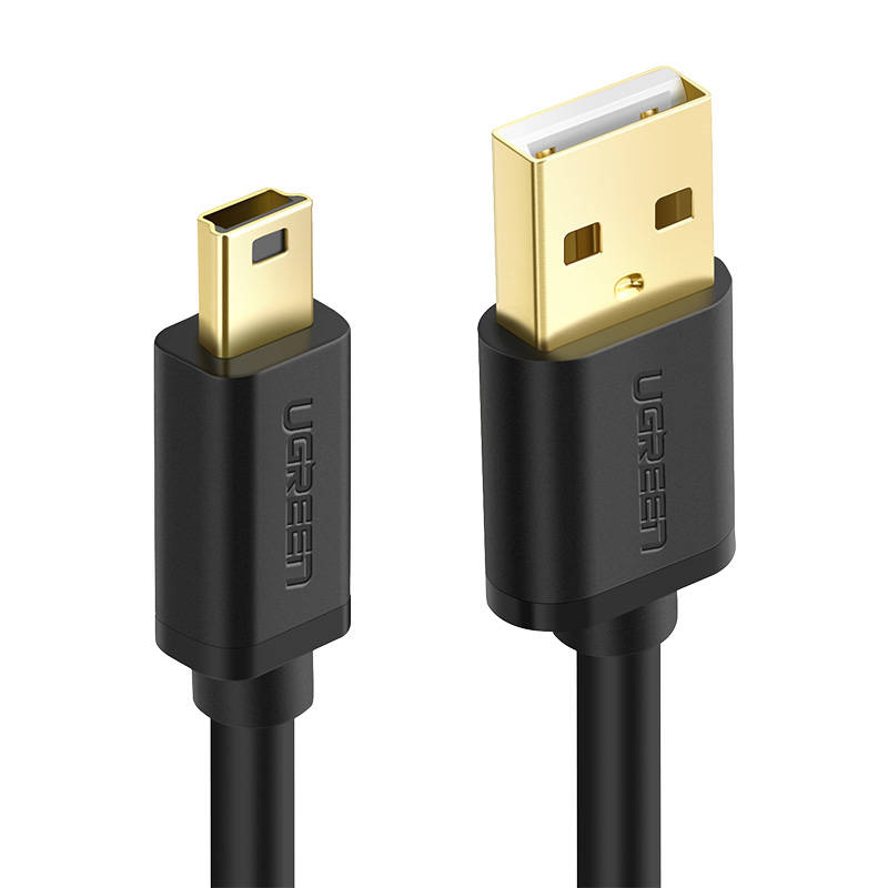 Kabel UGREEN 10355B USB 2.0-mini USB 1m (czarny) 3