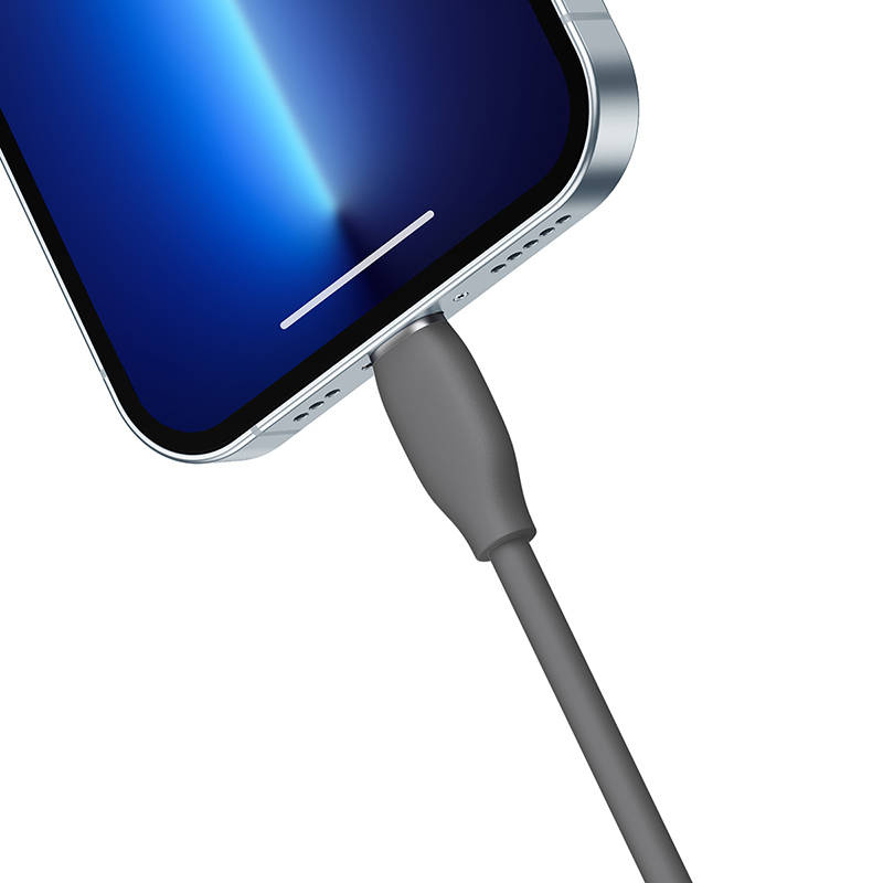 Kabel BASEUS Jelly USB-A-Lightning 1.2m (czarny) 5