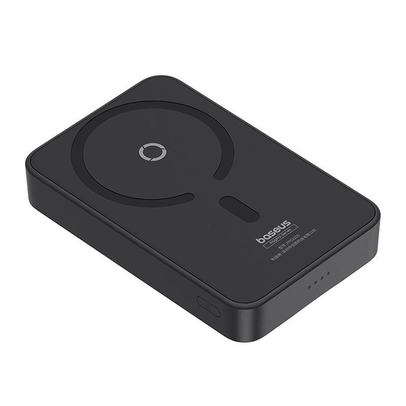 Powerbank magnetyczny Baseus MagPro Magnetic 5000mAh 20W, magsafe (czarny) 4