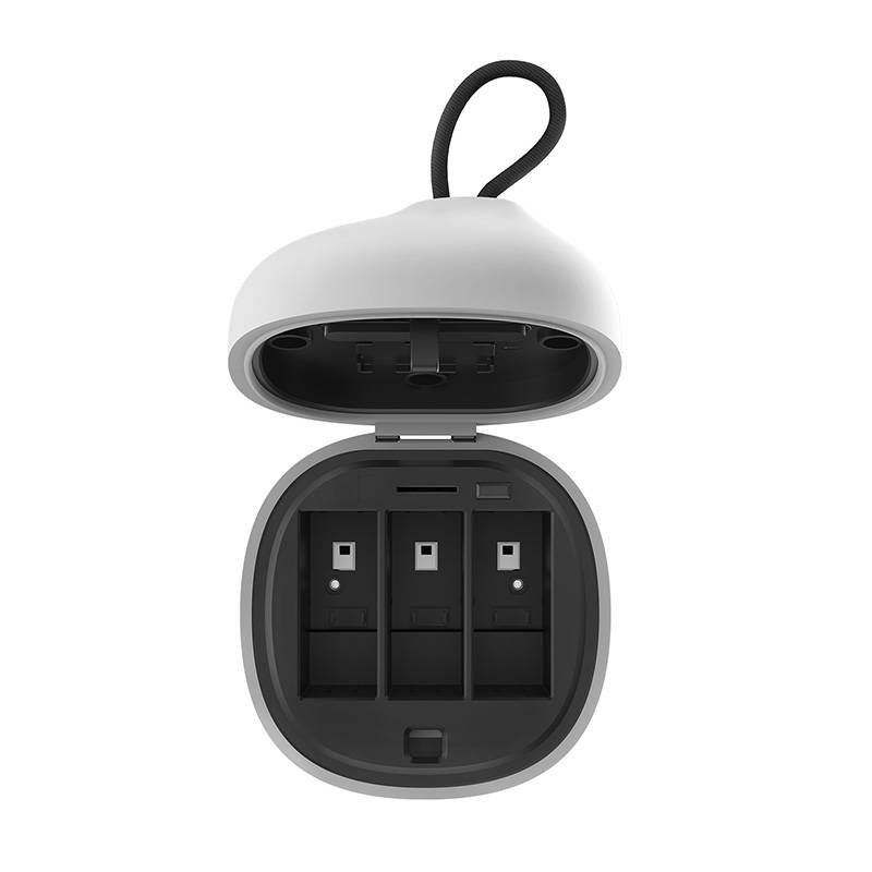 Wodoodporna ładowarka trójkanałowa Allin box Telesin + 2 akumulatory do GoP