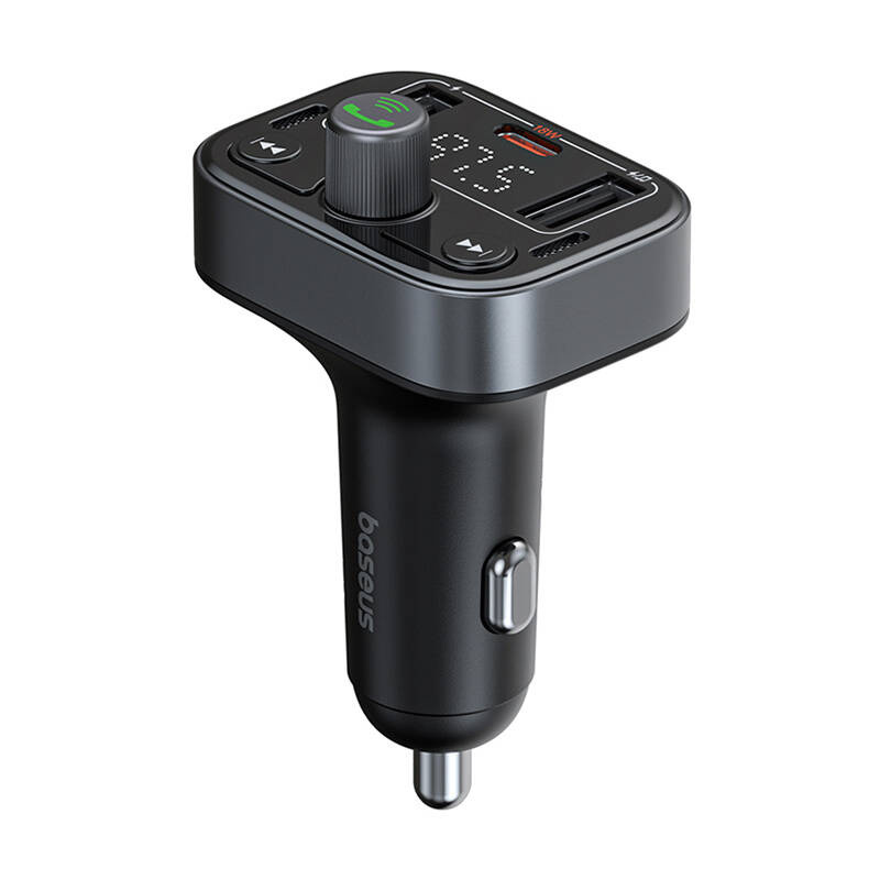 Transmiter FM Baseus S-09 Pro, Bluetooth (czarny) 2