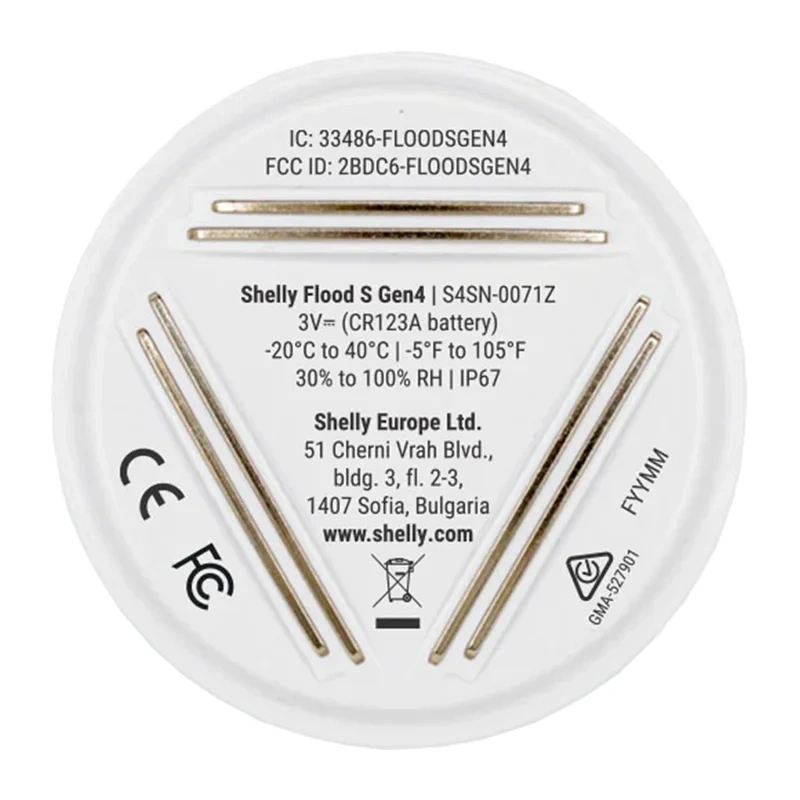 Flood sensor SHELLY Flood S Gen4 2