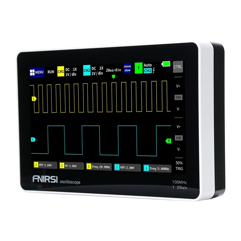FNIRSI 1013D portable tablet oscilloscope 7" 4
