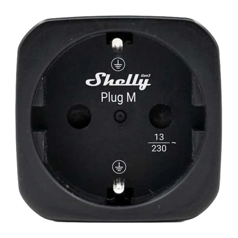 Smart plug Shelly Plug M Gen3 (black) 3