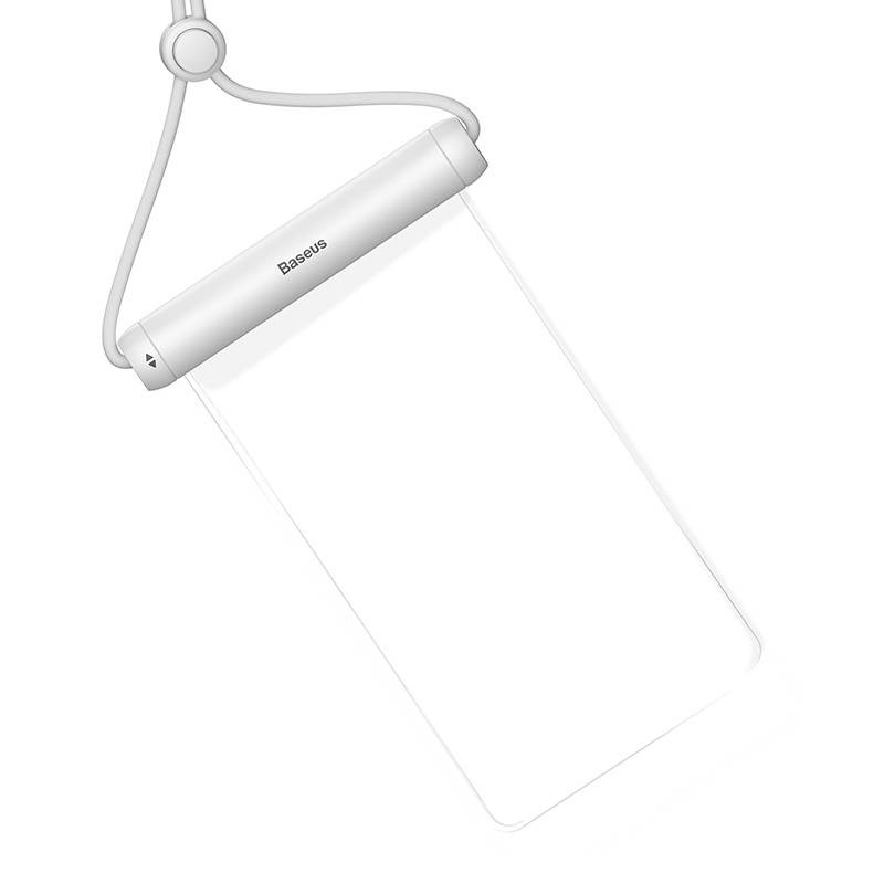 Etui wodoodporne BASEUS Cylinder uniwersalne IPX8 (białe) 2