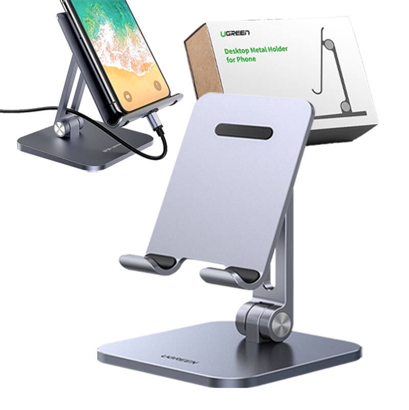 Podstawka na tablet lub smartfon 4-13" Ugreen LP134 (srebrna) 2