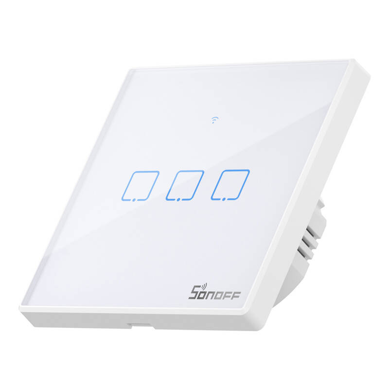 Smart Switch WiFi + RF 433 Sonoff T2 EU TX (3-channel) updated 2