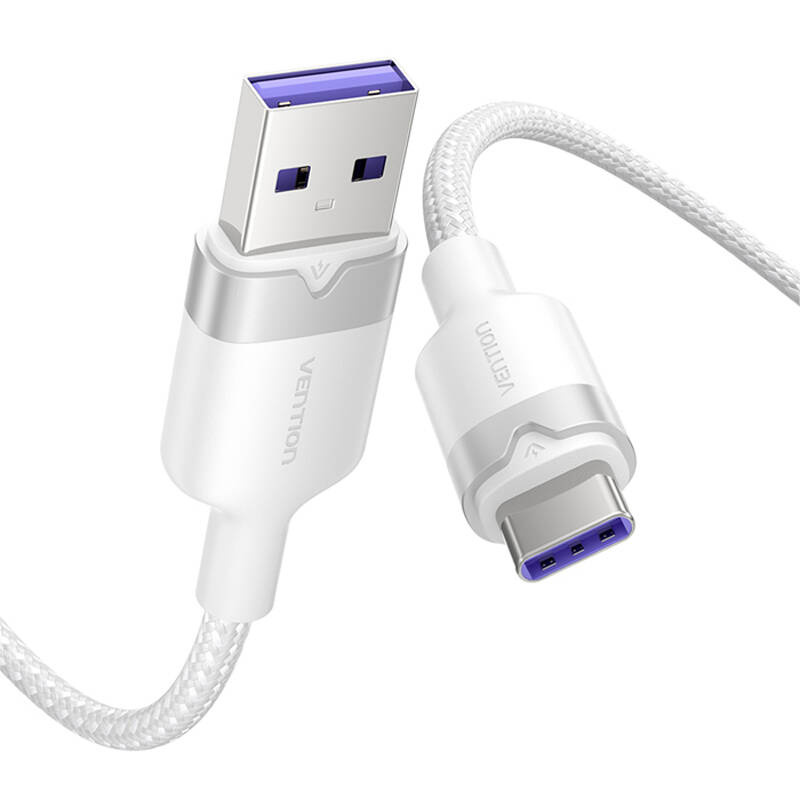Kabel USB 2.0 A do USB-C 6A Vention CTOWH 2M (biały)