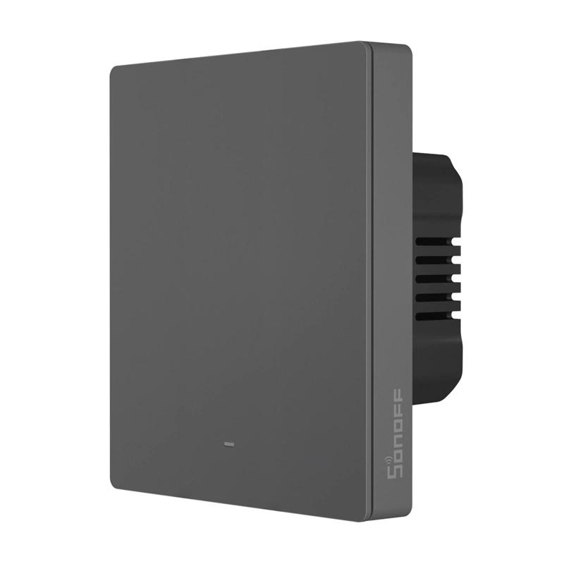 Smart WiFi wall switch SONOFF M5-1C-80 graphite 3