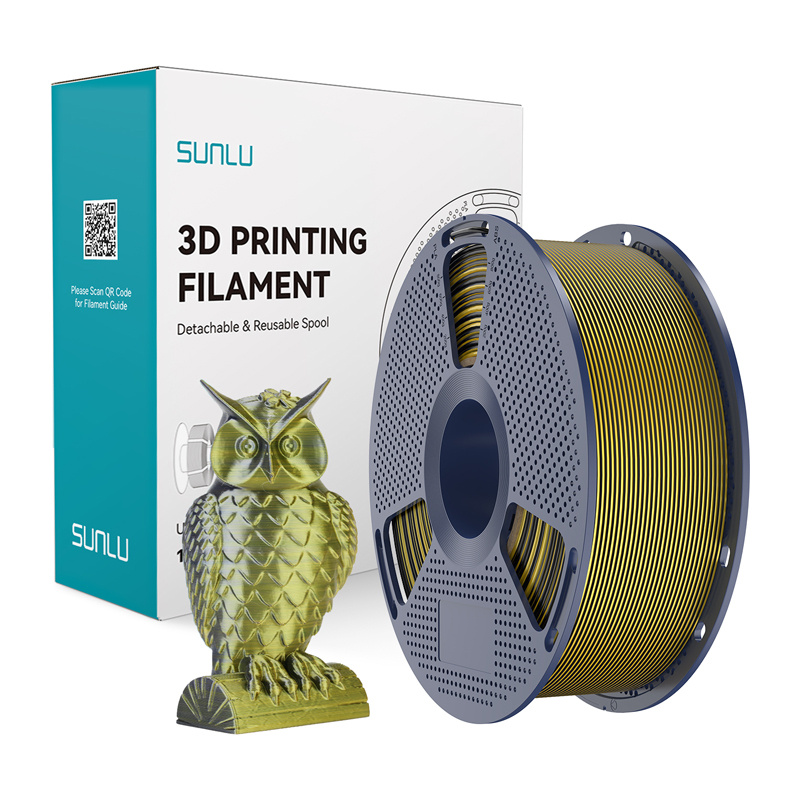 Sunlu Filament PLA+ Silk Dual Color Black Gold